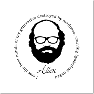 Allen Ginsberg Quotes Posters and Art
